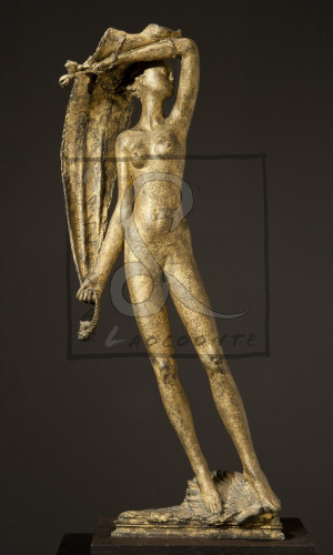 Libero Andreotti - Venere Fortuna, 1928-31 Bronzo dorato Cm l. 25 h. 78