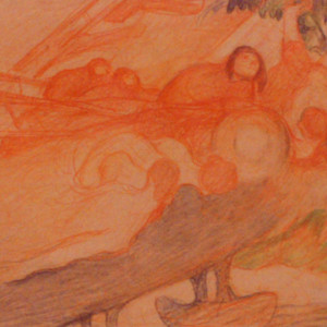 Resurrezione, 1935 Pastello Cm 25x25,1