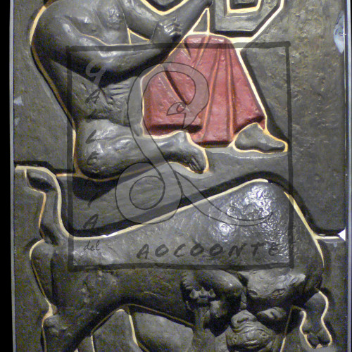 Marcello Mascherini - Gli Elementi Bassorilievo in gesso Cm 242x89,5x24
