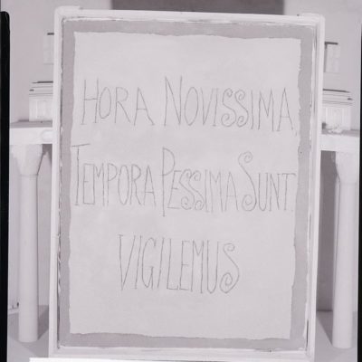 Opera di Franco Gentilini. foto di Paolo Monti